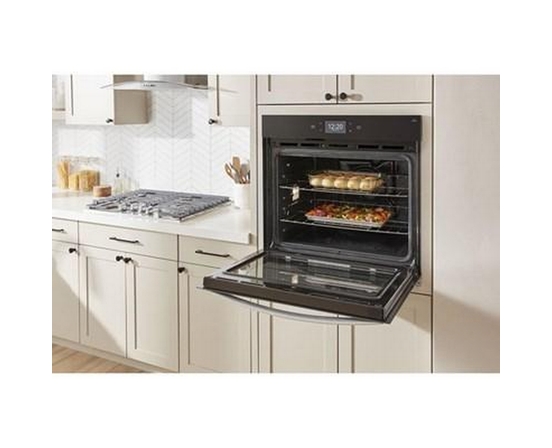 Four mural simple de 27 po, 4.3 pi³. avec Air Fry Whirlpool - WOES7027PZ