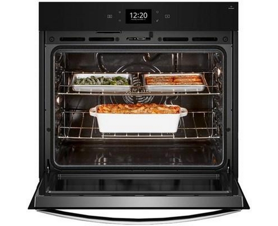 Four mural simple de 27 po, 4.3 pi³. avec Air Fry Whirlpool - WOES7027PZ