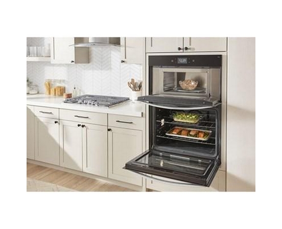 Four combiné mural avec micro-ondes de 30 po, et capacité de four de 5,0 pi³. Whirlpool - WOEC7030PZ