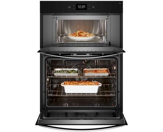 Four combiné mural avec micro-ondes de 30 po, et capacité de four de 5,0 pi³. Whirlpool - WOEC7030PZ