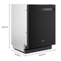 Lave-vaisselle encastré avec 3e panier Whirlpool - WDT550SAPB