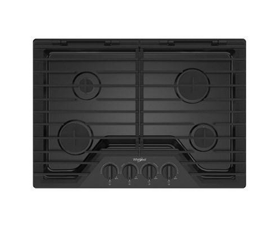 Cuisinière à gaz encastrable de 30 po avec grilles en fonte EZ-2-Lift™ Whirlpool - WCGK5030PB