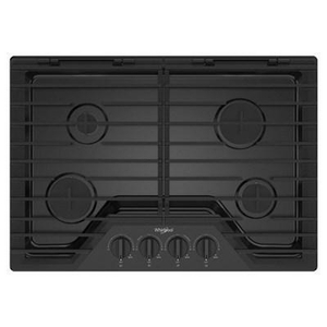 Cuisinière à gaz encastrable de 30 po avec grilles en fonte EZ-2-Lift™ Whirlpool - WCGK5030PB