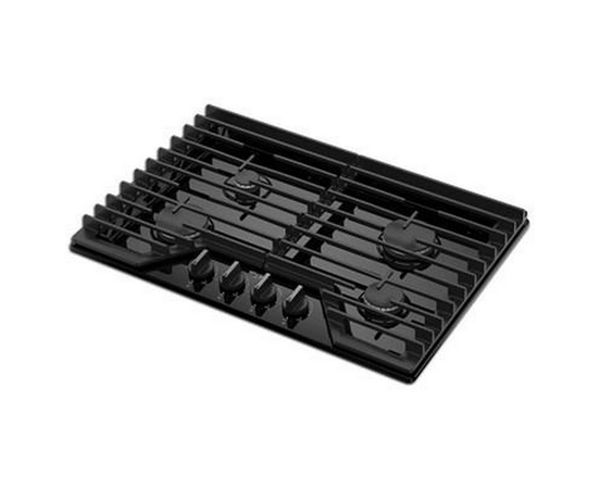 Cuisinière à gaz encastrable de 30 po avec grilles en fonte EZ-2-Lift™ Whirlpool - WCGK5030PB