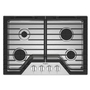 Cuisinière à gaz encastrable de 30 po avec grilles en fonte EZ-2-Lift™ Whirlpool - WCGK5030PS