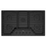 Cuisinière à gaz encastrable de 36 po avec grilles en fonte EZ-2-Lift™ Whirlpool - WCGK5036PB