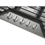 Cuisinière à gaz encastrable de 36 po avec grilles en fonte EZ-2-Lift™ Whirlpool - WCGK5036PS