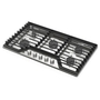 Table de cuisson à gaz encastrée de 36 po avec des grilles en fonte EZ-2-Lift™ Whirlpool - WCGK7036PS