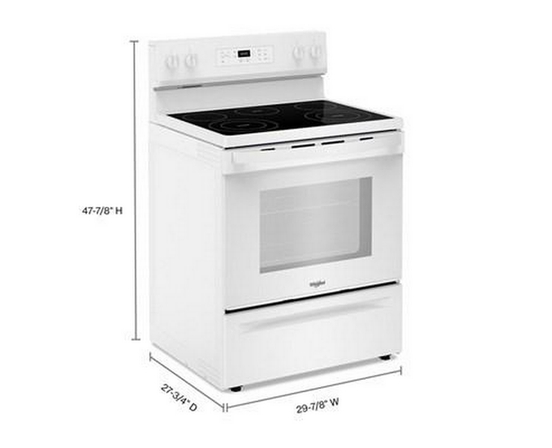 Cuisinière amovible électrique de 30 po Whirlpool - YWFES3330RW