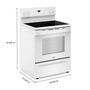 Cuisinière amovible électrique de 30 po Whirlpool - YWFES3330RW
