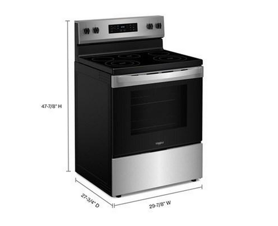 Cuisinière électrique avec nettoyage à la vapeur de 30 po Whirlpool - YWFES3330RZ