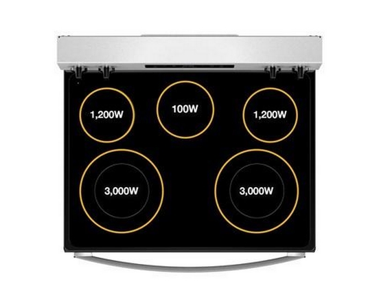 Cuisinière électrique avec nettoyage à la vapeur de 30 po Whirlpool - YWFES3330RZ