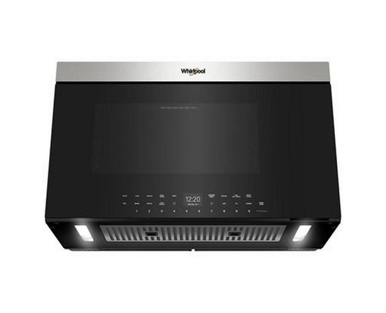 Four à micro-ondes à hotte intégrée de 30 po, 1,1 pi³. avec technologie Air Fry Whirlpool - YWMMF7330RZ