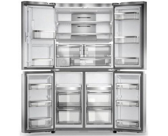 Réfrigérateur à 4 portes à profondeur de comptoir de 36 po avec distributeur de glaçons Whirlpool - WRQC7836RZ
