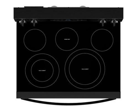 Cuisinière amovible électrique de 30 po. avec friture à l'air Whirlpool - YWFES5030RB
