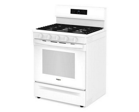 Cuisinière autonome à gaz de 30 po avec technologie Air Fry Whirlpool - WFGS5030RW
