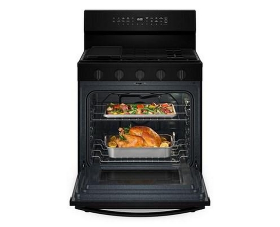 Cuisinière autonome à gaz de 30 po avec technologie Air Fry Whirlpool - WFGS7530RB
