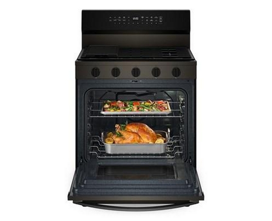 Cuisinière autonome à gaz de 30 po avec technologie Air Fry Whirlpool - WFGS7530RV