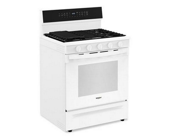 Cuisinière autonome à gaz de 30 po avec technologie Air Fry Whirlpool - WFGS7530RW