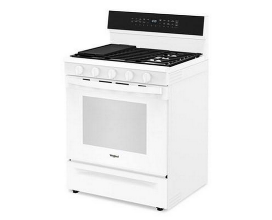 Cuisinière autonome à gaz de 30 po avec technologie Air Fry Whirlpool - WFGS7530RW