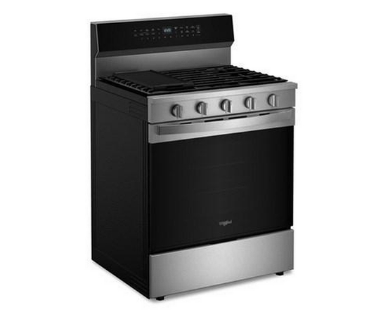 Cuisinière autonome à gaz de 30 po avec technologie Air Fry Whirlpool - WFGS7530RZ