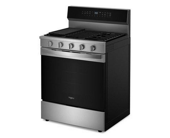 Cuisinière autonome à gaz de 30 po avec technologie Air Fry Whirlpool - WFGS7530RZ