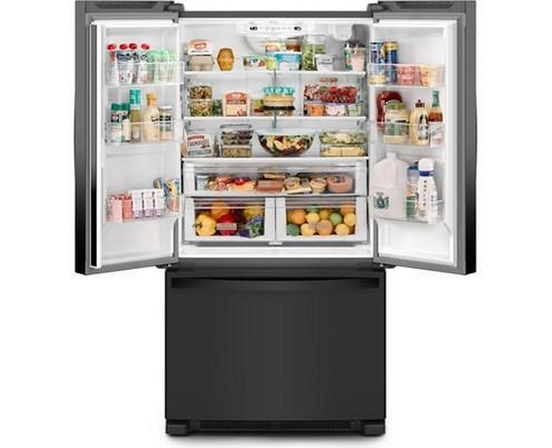 Réfrigérateur trois portes avec porte à deux battants de 36 po Whirlpool - WRFC2036RB
