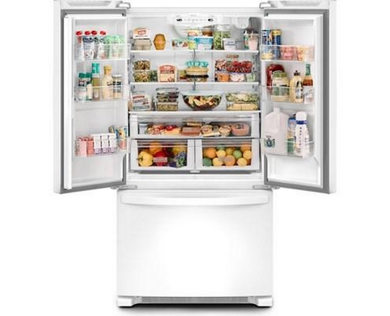 Réfrigérateur trois portes avec porte à deux battants de 36 po Whirlpool - WRFC2036RW
