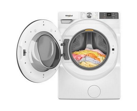 Laveuse à chargement frontal intelligente certifiée ENERGY STAR® avec système de ventilation FreshFlow™ de 5.2 pi cu C.E.I. Whirlpool - WFW5720RW