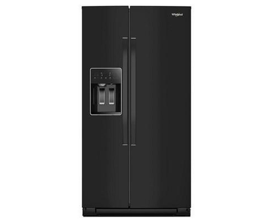 Réfrigérateur côte-à-côte de 36 po, 21 pi³. avec distributeur d'eau et de glace Whirlpool - WRSC5536RB