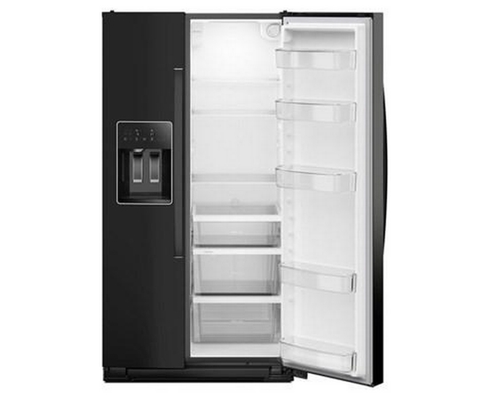 Réfrigérateur côte-à-côte de 36 po, 21 pi³. avec distributeur d'eau et de glace Whirlpool - WRSC5536RB