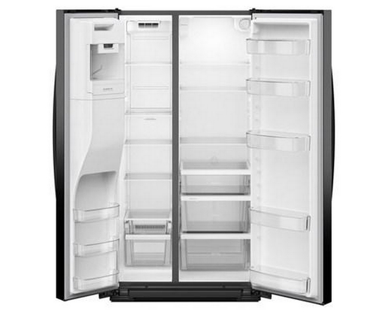 Réfrigérateur côte-à-côte de 36 po, 21 pi³. avec distributeur d'eau et de glace Whirlpool - WRSC5536RV