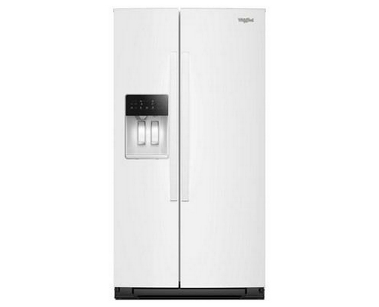 Réfrigérateur côte-à-côte de 36 po, 21 pi³. avec distributeur d'eau et de glace Whirlpool - WRSC5536RW