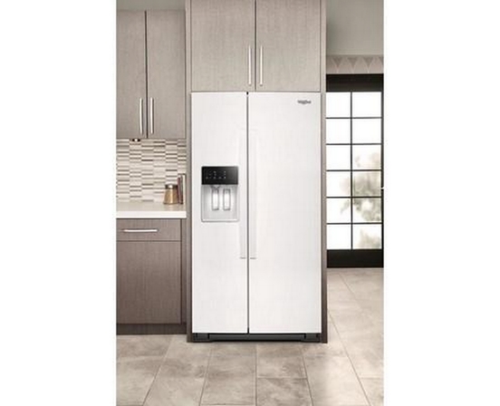 Réfrigérateur côte-à-côte de 36 po, 21 pi³. avec distributeur d'eau et de glace Whirlpool - WRSC5536RW