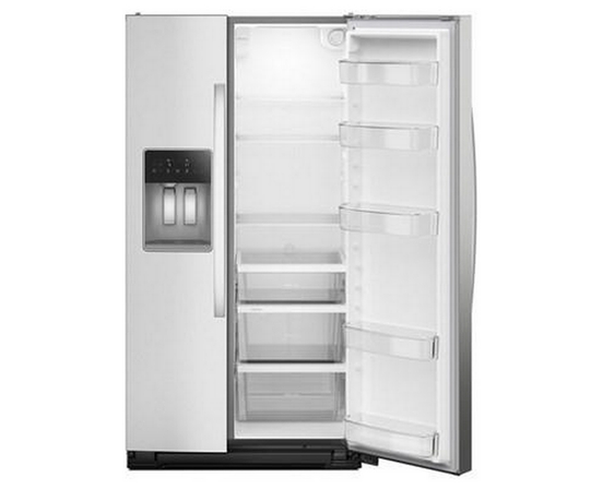 Réfrigérateur côte-à-côte de 36 po, 21 pi³. avec distributeur d'eau et de glace Whirlpool - WRSC5536RZ