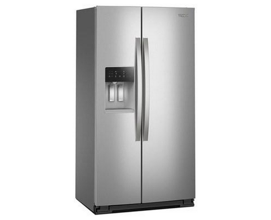 Réfrigérateur côte-à-côte de 36 po, 21 pi³. avec distributeur d'eau et de glace Whirlpool - WRSC5536RZ