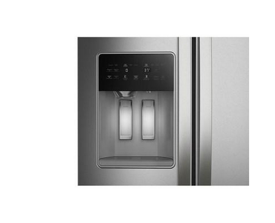 Réfrigérateur côte-à-côte de 36 po, 21 pi³. avec distributeur d'eau et de glace Whirlpool - WRSC5536RZ