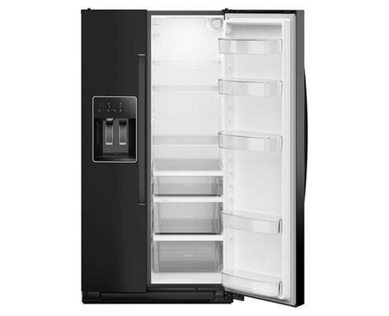 Réfrigérateur côte-à-côte de 36 po, 28 pi³. avec distributeur d'eau et de glace Whirlpool - WRSF5536RB