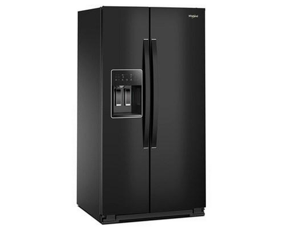 Réfrigérateur côte-à-côte de 36 po, 28 pi³. avec distributeur d'eau et de glace Whirlpool - WRSF5536RB