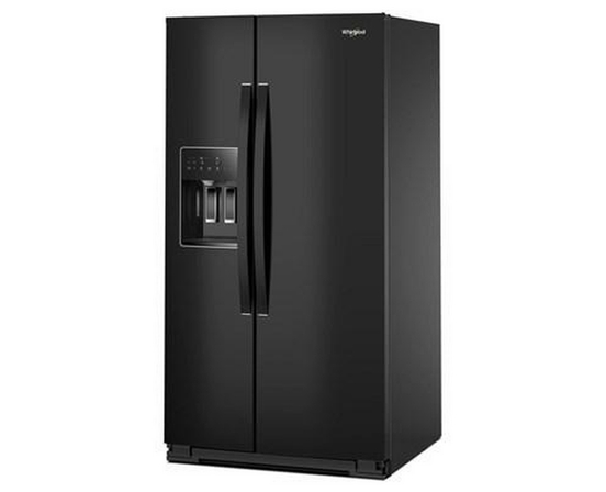 Réfrigérateur côte-à-côte de 36 po, 28 pi³. avec distributeur d'eau et de glace Whirlpool - WRSF5536RV