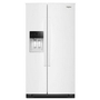 Réfrigérateur côte-à-côte de 36 po, 28 pi³. avec distributeur d'eau et de glace Whirlpool - WRSF5536RW