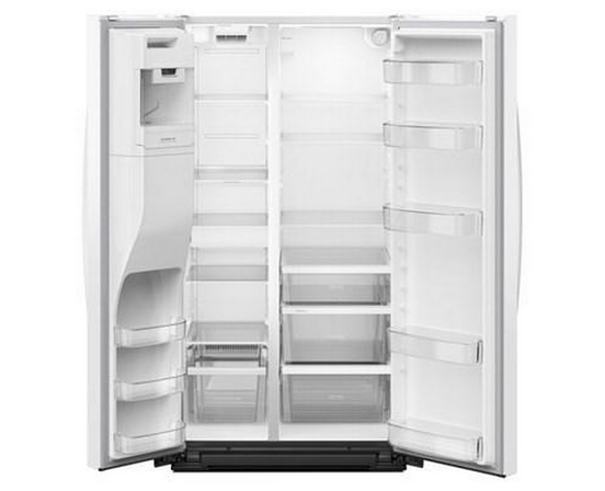Réfrigérateur côte-à-côte de 36 po, 28 pi³. avec distributeur d'eau et de glace Whirlpool - WRSF5536RW