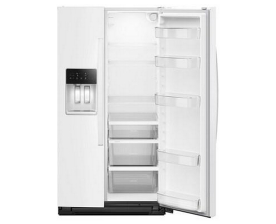 Réfrigérateur côte-à-côte de 36 po, 28 pi³. avec distributeur d'eau et de glace Whirlpool - WRSF5536RW