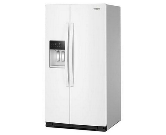 Réfrigérateur côte-à-côte de 36 po, 28 pi³. avec distributeur d'eau et de glace Whirlpool - WRSF5536RW