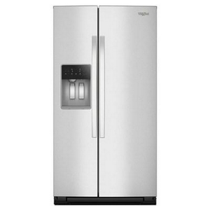 Réfrigérateur côte-à-côte de 36 po, 28 pi³. avec distributeur d'eau et de glace Whirlpool - WRSF5536RZ
