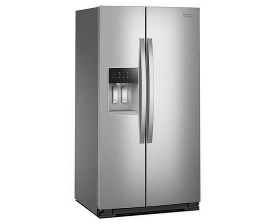 Réfrigérateur côte-à-côte de 36 po, 28 pi³. avec distributeur d'eau et de glace Whirlpool - WRSF5536RZ