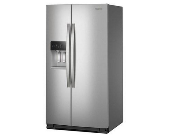 Réfrigérateur côte-à-côte de 36 po, 28 pi³. avec distributeur d'eau et de glace Whirlpool - WRSF5536RZ