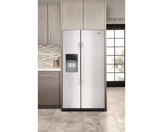 Réfrigérateur côte-à-côte de 36 po, 28 pi³. avec distributeur d'eau et de glace Whirlpool - WRSF5536RZ