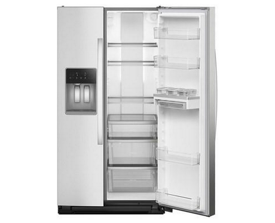 Réfrigérateur côte-à-côte de 36 po avec distributeur d'eau et de glace Whirlpool - WRSC6536RZ