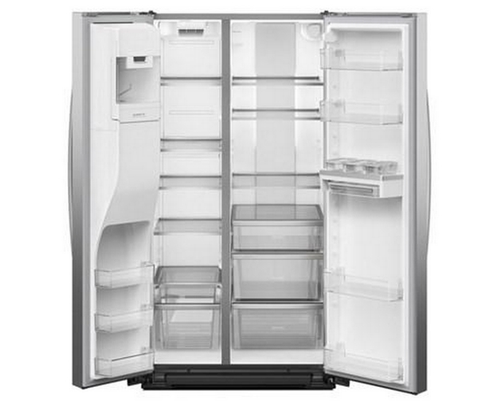 Réfrigérateur côte-à-côte de 36 po avec distributeur d'eau et de glace Whirlpool - WRSF6536RZ